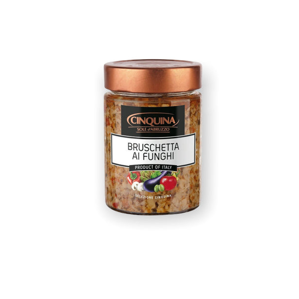 Cinquina Mushroom Bruschetta Topping