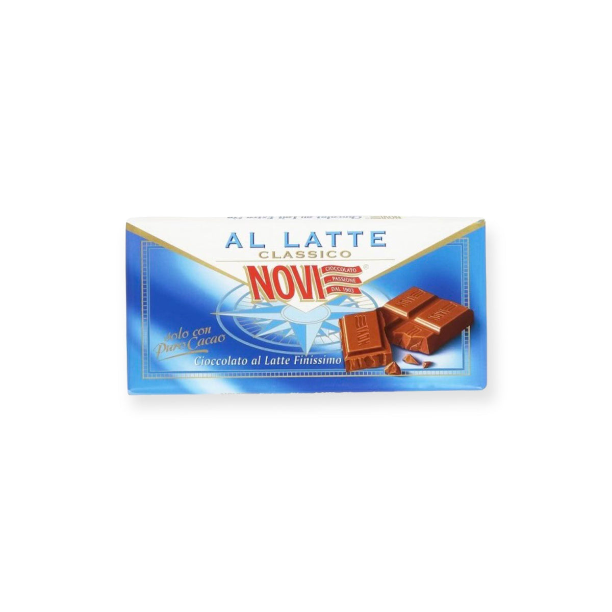 Novi Milk Chocolate Bar, 100g
