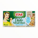 Star Vegetable Bouillon Cubes, 30% Less Salt, 10 Cubes