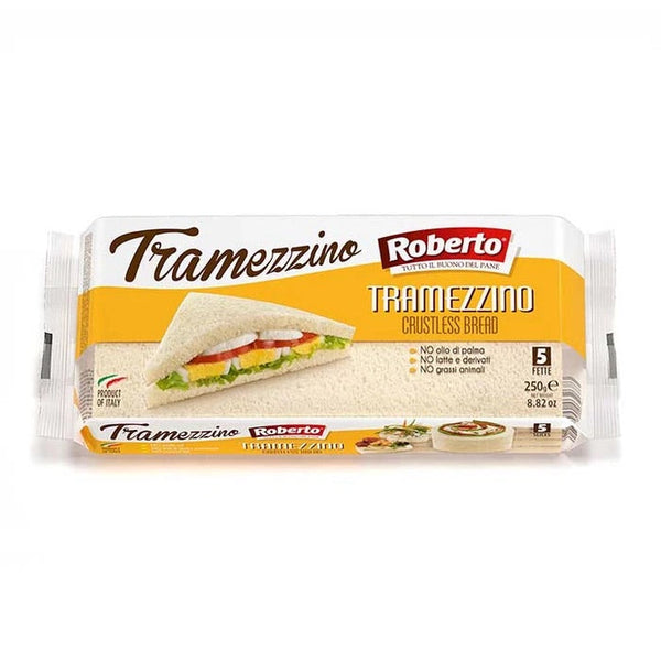 Roberto Tramezzino Crustless Sandwich Bread, 250g