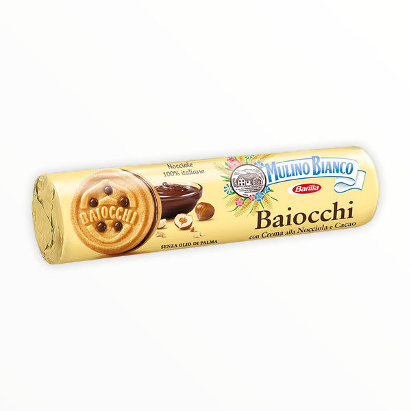 Mulino Bianco Baiocchi Hazelnut Cream Cookies, 168g