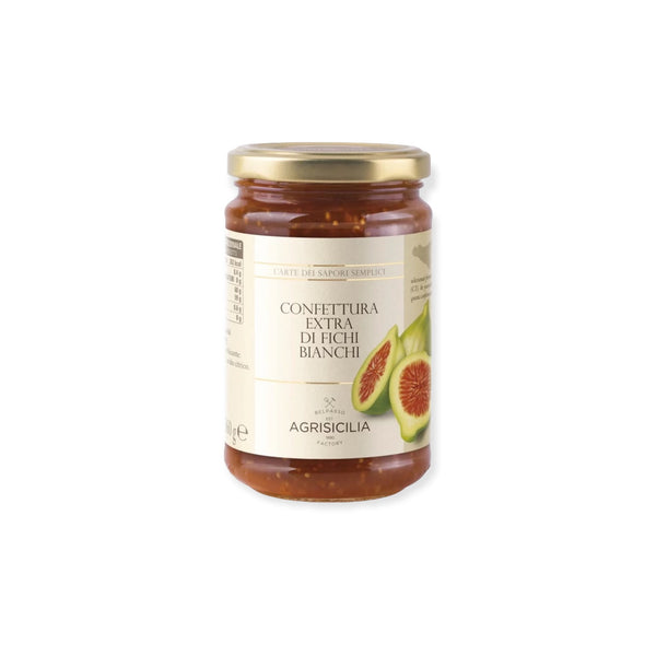 Agrisicilia White Fig Jam, Sicilian Fruit Preserve 360g