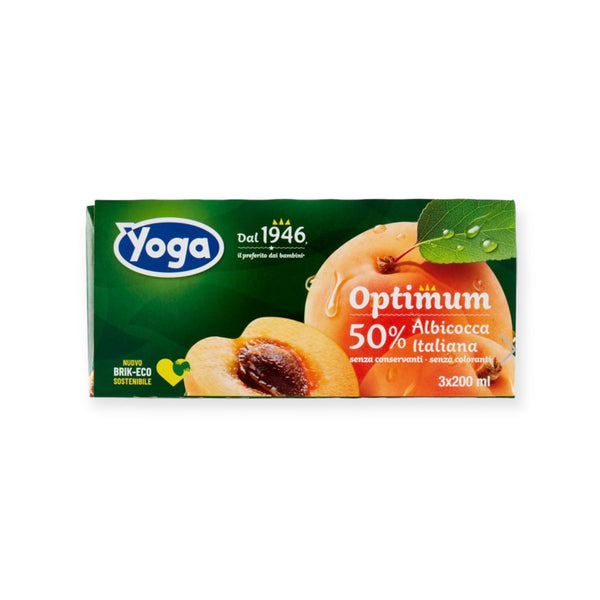 Yoga Optimum Apricot Juice, 3 x 200 ml