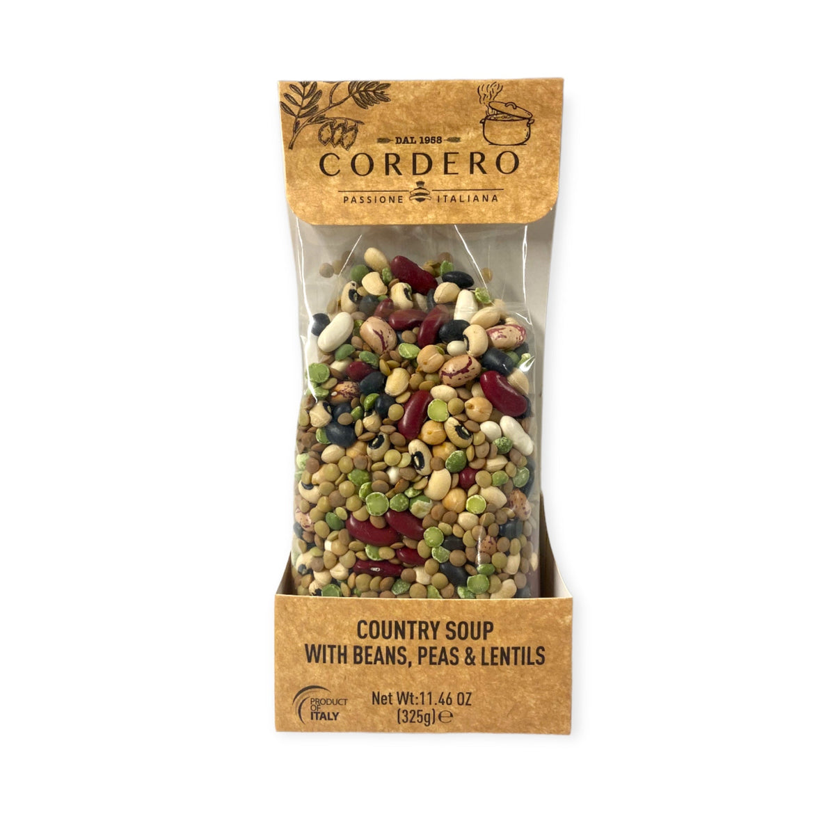 Cordero Country Soup Mix with Beans, Peas and Lentils, 325g