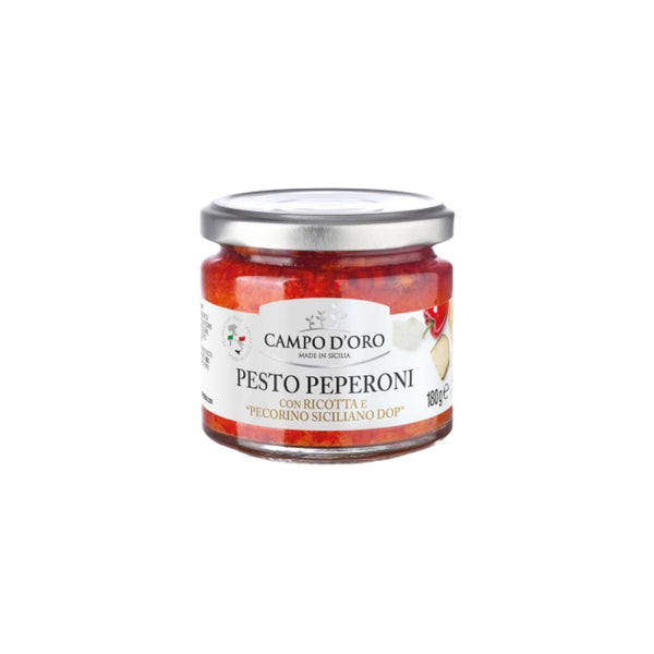 Campo D'Oro Pepper & Ricotta Pesto, 180g
