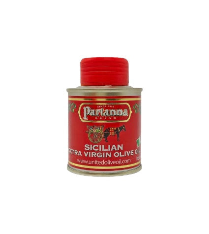 Partanna Sicilian Extra Virgin Olive Oil Mini Tin, 100ml