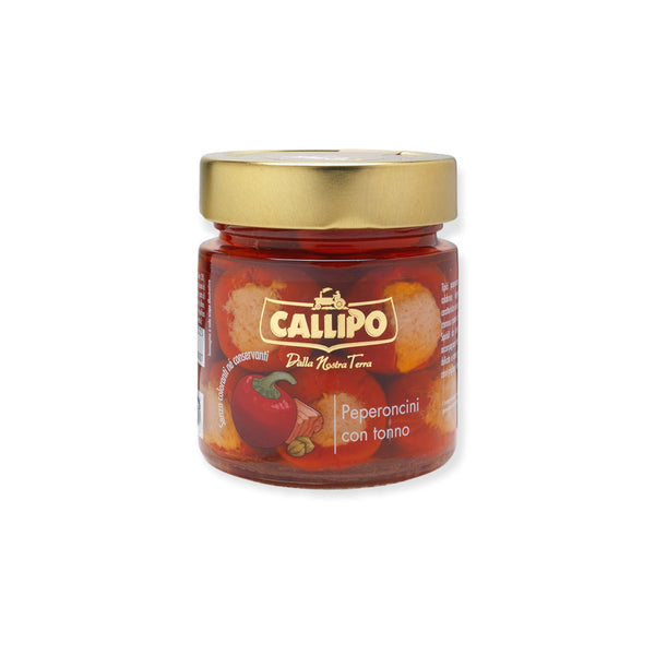 Callipo Hot Chili Peppers Stuffed with Tuna, 225g