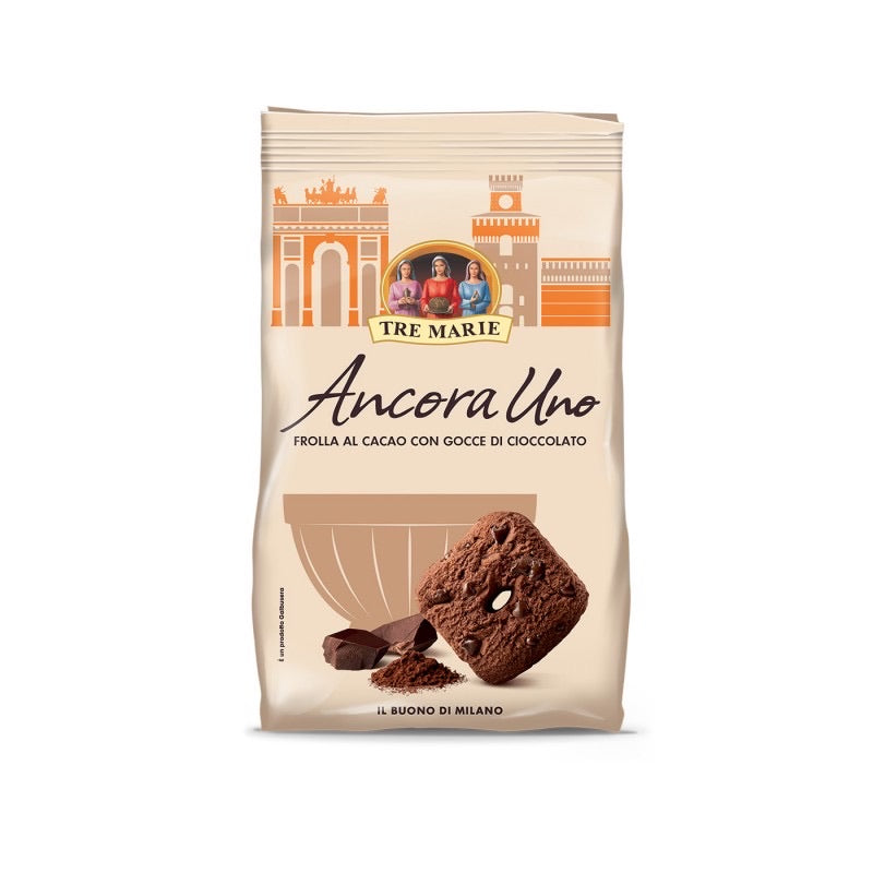 Tre Marie Cookies Ancora Uno shortbread with chocolate chips