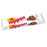 Nippon – The Original!  Fluffy and light puffed rice with chocolate coating.
