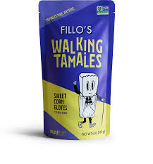 Fillo's - Sweet Corn Elotes Tamales, 4 oz (Pack of 7) - Authentic Mexican Food