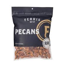 Ferris Nut Co. - Raw Pecans, 16 oz (Pack of 12) - Michigan Grown Nuts