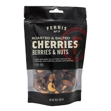 Ferris Nut Co. - Cherry Berry Nuts Roasted Salted, 10 oz (Case of 12) - Gourmet Snack Mix