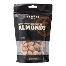 Ferris Nut Co. - Cinnamon Roasted Almonds, 10 oz (Pack of 12) - Gluten-Free Snack
