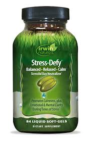 Irwin Naturals Stress-Defy Balanced Calm, 84 Softgels - Stress Relief Supplement