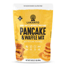 Lakanto - Pancake & Waffle Mix, 16 oz (Pack of 8) - Gluten & Dairy-Free