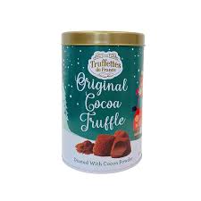 Truffettes De France - Xmas Tin Cocoa Truffles, 16 oz (Pack of 4) - Gluten-Free Kosher Treat