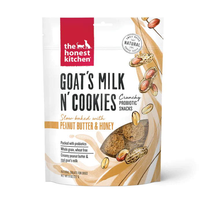 The Honest Kitchen - Goat Milk N Cookie Peanut Butter & Honey (Pack of 6-8 Oz) - Cozy Farm 