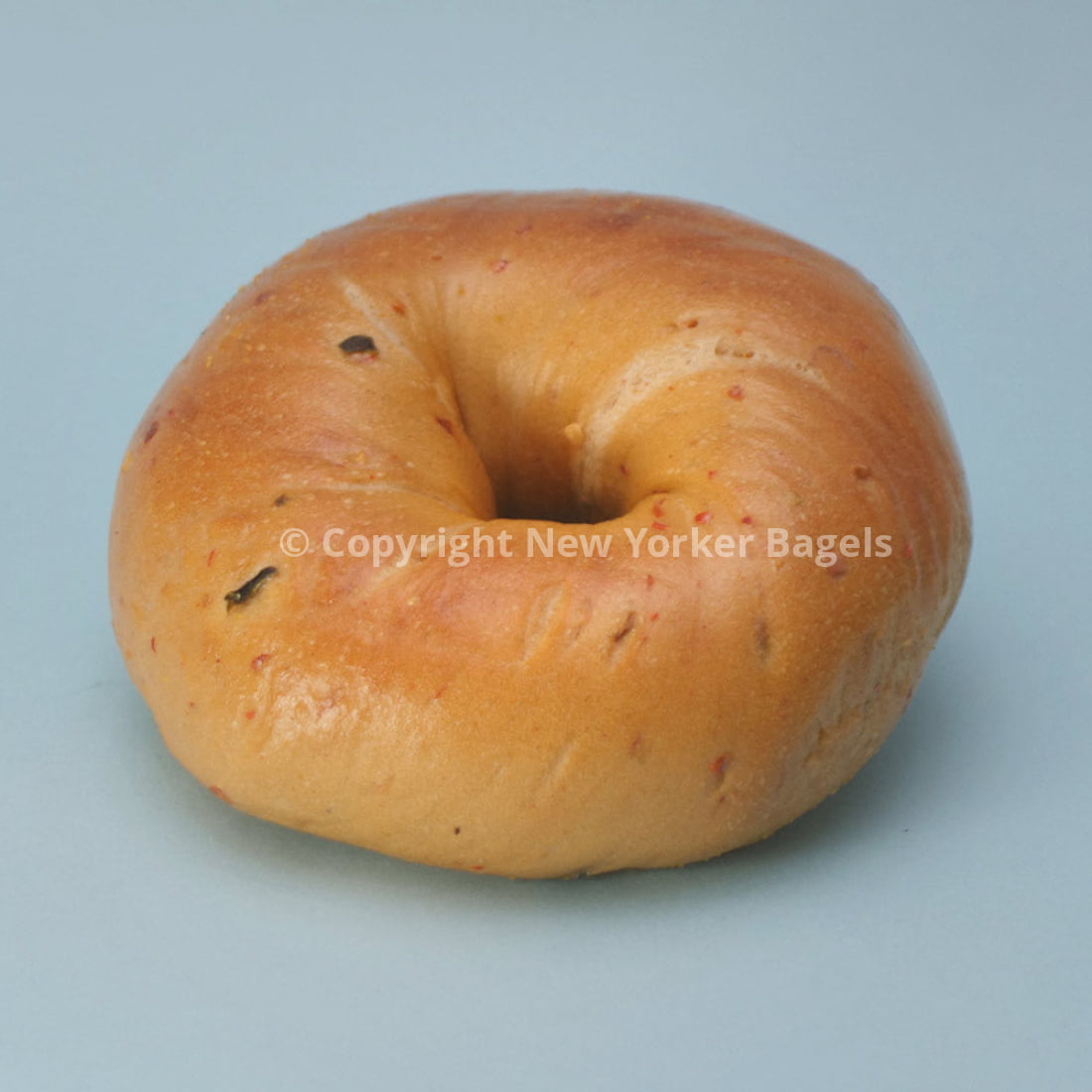 New York Jalapeño Red Pepper Bagels, 2 Dozen, Fresh Hand-Rolled NYC Bagels