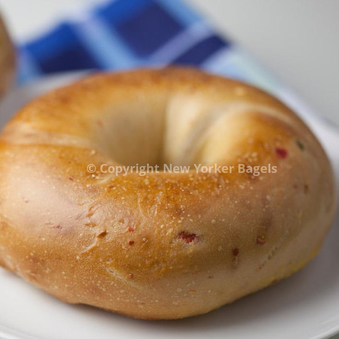 New York Jalapeño Red Pepper Bagels, Fresh Hand-Rolled NYC Bagels, Gift Box