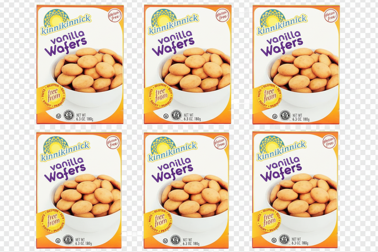 Kinnikinnick Vanilla Wafer Cookies Pack of 6 - No Background