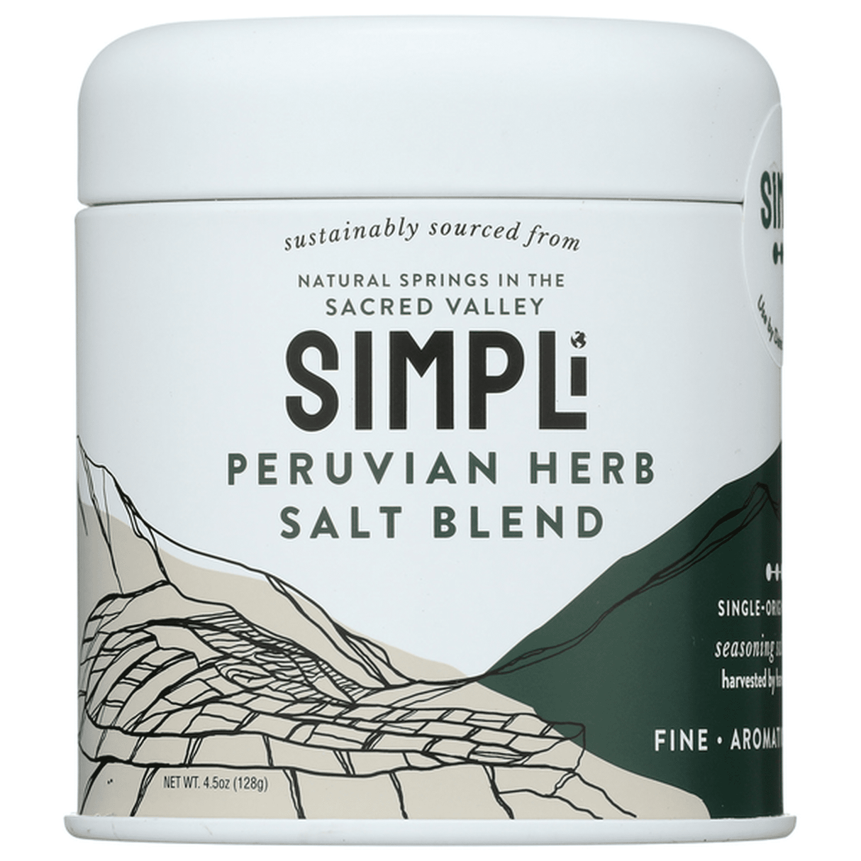 Simpli Seasoned Salt - Peruvian Herb Blend, 4.5 oz (Pack of 12) - Gourmet Herb Seasoning