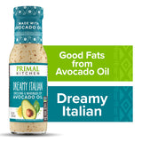 Primal Kitchen Avocado Oil Dressing & Marinade, Dreamy Italian, 8 oz, Pack of 6