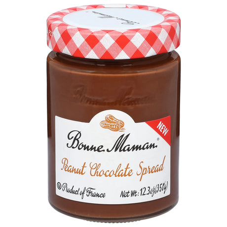 Bonne Maman - Peanut Chocolate Spread, 12.3 oz (Pack of 6) - Gluten-Free Kosher