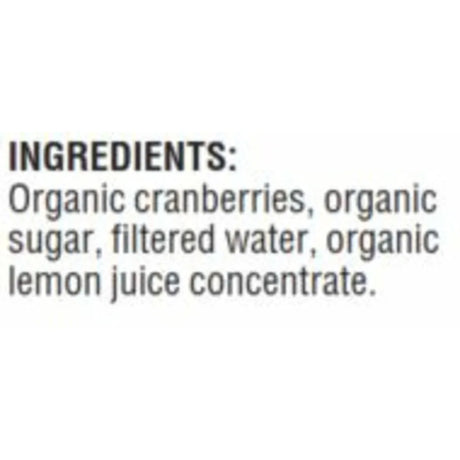 List of ingredients on a white background
