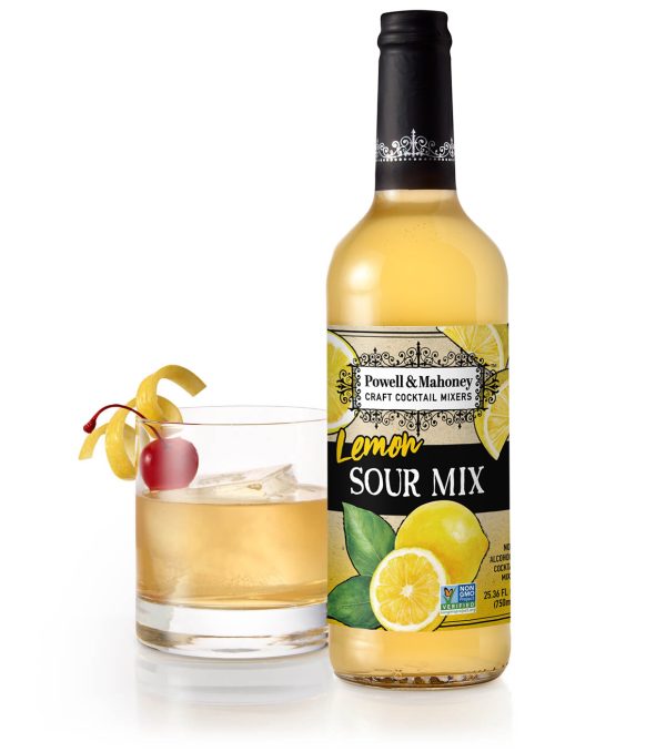 Powell And Mahoney Lemon Sour Cocktail Mixer (Pack of 6 - 25.36 Fl Oz.) - Cozy Farm 