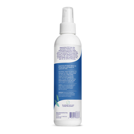 Life Flo Pure Magnesium Oil Spray, 8 Ounces