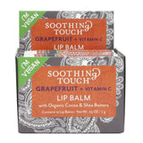 Soothing Touch Organic Grapefruit + Vitamin C Lip Balm, 0.25 oz (Case of 12)