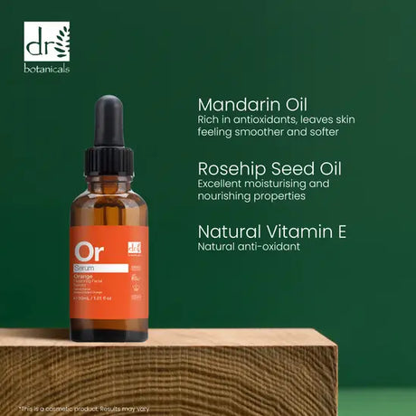Doctor Botanicals Orange Glow Facial Serum - 1.01 Fl. Oz.
