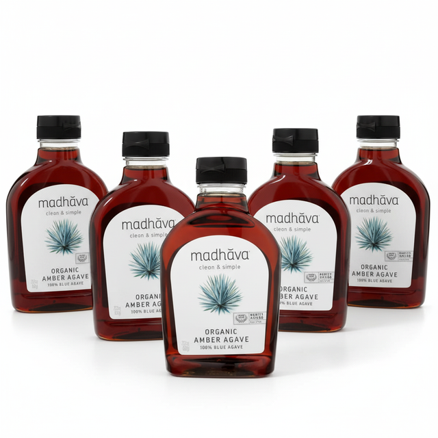 Madhava Agave Nectar bottles reshuffled