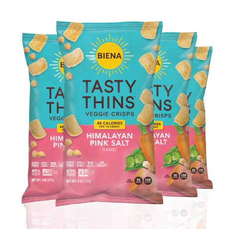 Biena Llc - Himalayan Pink Salt Tasty Thins- Case Of 12-4 Oz - Cozy Farm 