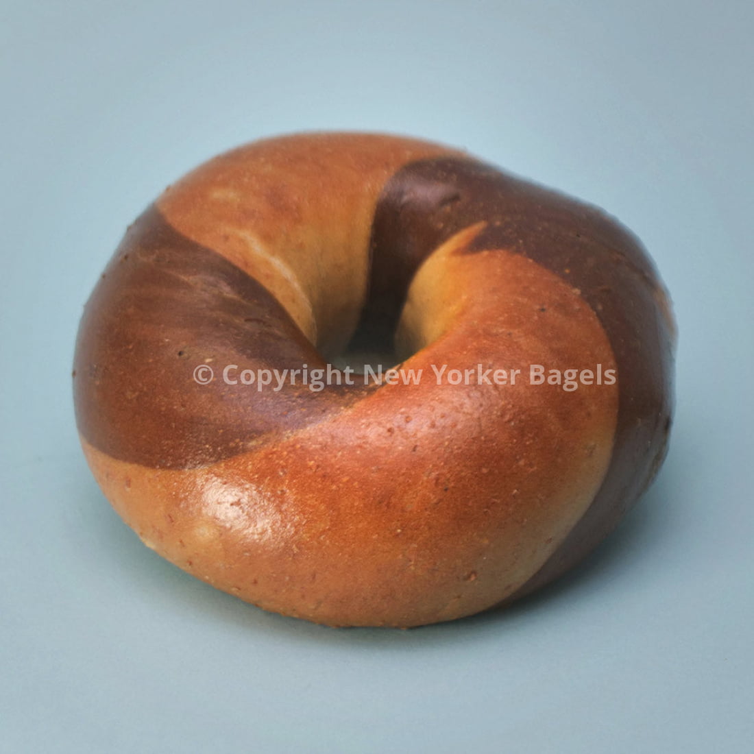 New York Marble Rye Bagels, 2 Dozen, Fresh Hand-Rolled NYC Bagels