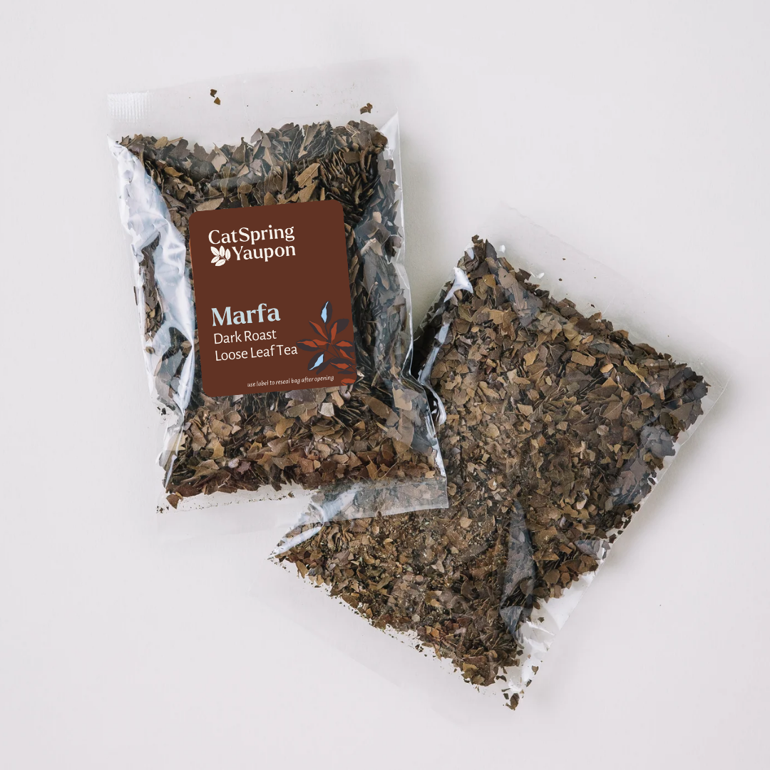 Loose Leaf Yaupon Variety Pack – Green, Medium & Dark Roasts