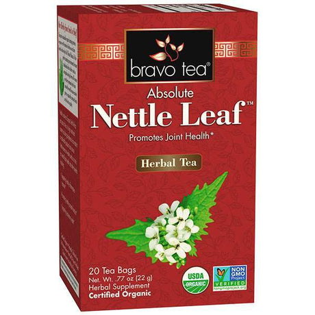 Bravo Nettle Leaf Herbal Tea, 20 Count Tea Bags - Cozy Farm 