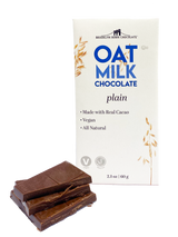 Brooklyn Born Chocolate - Plain Oat Milk Chocolate Bars, 2.1 oz (Pack of 12) - Kosher Chocolate Candy