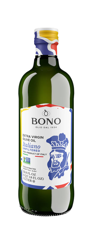 Bono Organic Unfiltered EVOO Case (6 x 33.8 Fl Oz) - Cozy Farm 