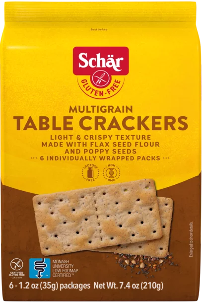 Schar Multigrain Table Crackers, 5-Pack (7.4 Oz Each)