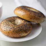 New York Poppy Seed Bagels, 2 Dozen, Fresh Hand-Rolled NYC Bagels