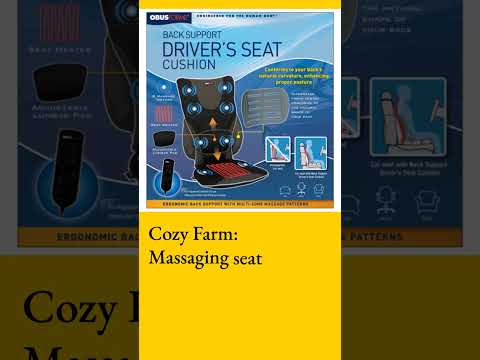 ObusForme CustomAIR Backrest with Adjustable Lumbar Support - Ergonomic Pain Relief & Posture Correction