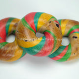 New York Rainbow Bagels, 2 Dozen, Fresh Hand-Rolled NYC Bagels