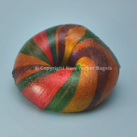 New York Rainbow Bagels, Fresh Hand-Rolled NYC Bagels, Gift Box