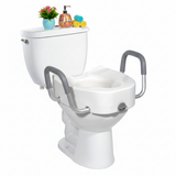 Raised Toilet Seat with Colored Accessories