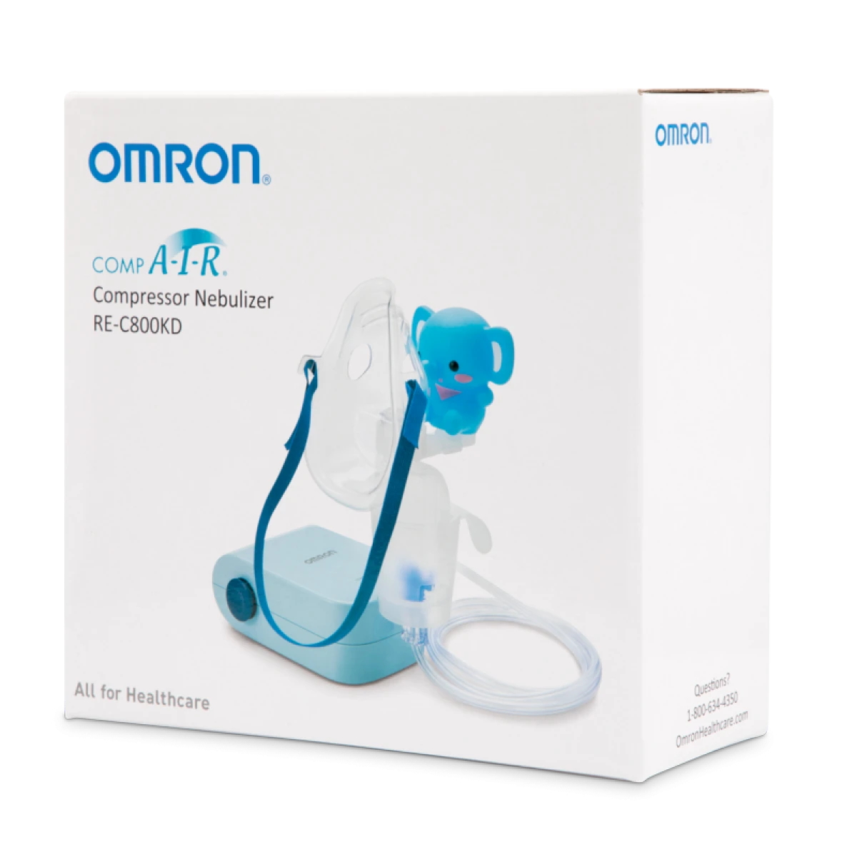 Omron Pediatric Compressor Nebulizer - Child-Friendly Design, 3-Year Warranty