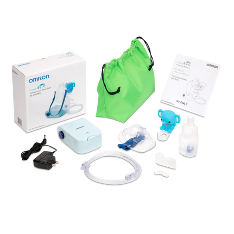 Omron Pediatric Compressor Nebulizer - Child-Friendly Design, 3-Year Warranty