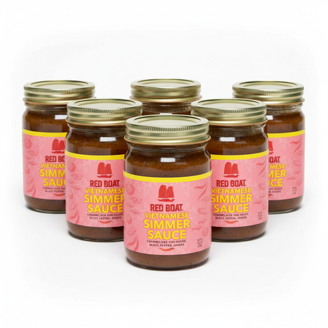 Red Boat Fish Sauce bottles reshuffled