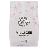 One Village Coffee: Coffee Villager Rich Medium Roast Whole Coffee Beans | Case of 6 x 12 Oz - Cozy Farm 