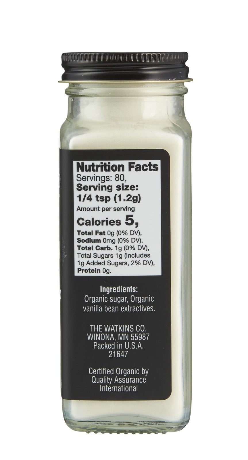 Watkins Seasoning Vanilla Powder, Case of 3, 3.4 Oz